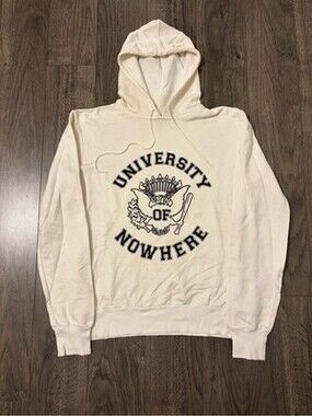 APC University of Nowhere Cream Hoodie - Graphic Pullover